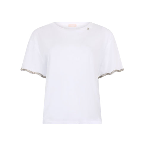 Liu Jo T-shirt T-shirt Donna maniche con strass S - Francavilla Moda